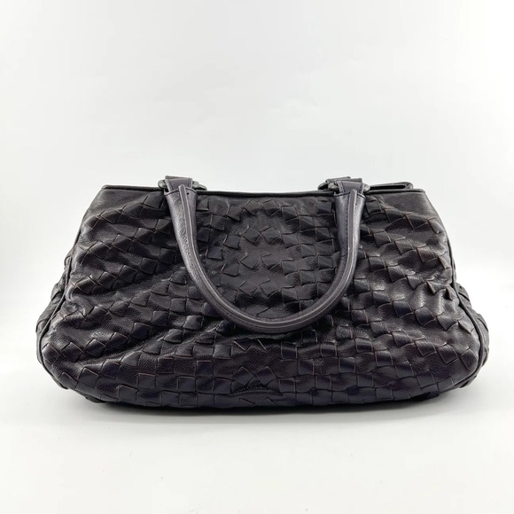 Bottega Veneta Purple Intrecciato Leather Tote - Picture 4 of 10